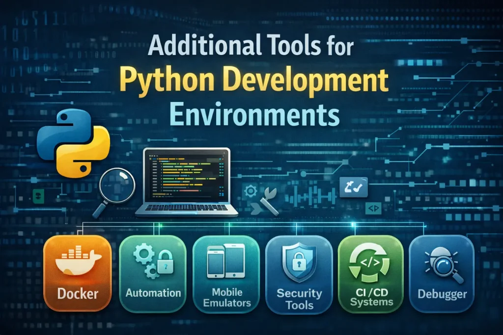 additional tools for python development environments