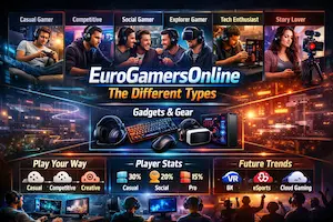 EuroGamersOnline The Different Types: Complete Guide to Gamer Styles, Gadgets & Trends (2026)