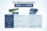 Five Difference Between RAM and ROM – Simple Explanation for Beginners