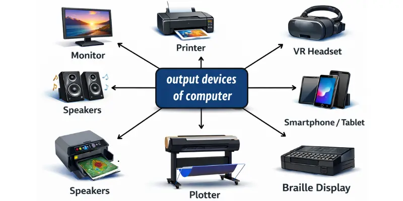 output devices of a computer