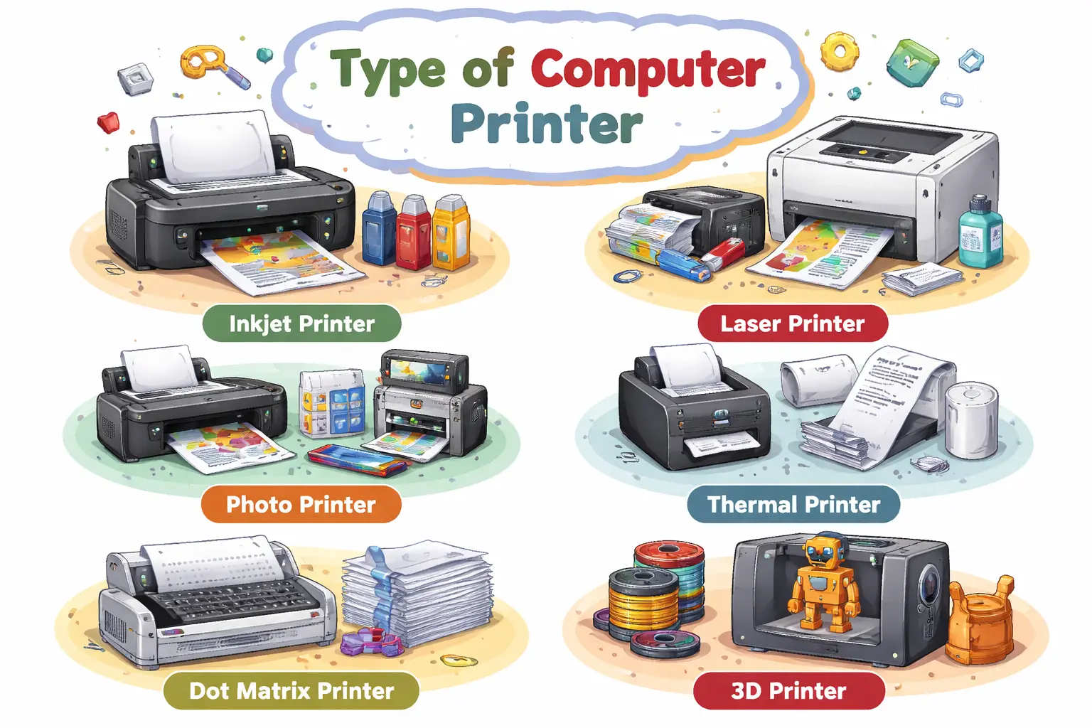 Type of Computer Printer: The Complete Easy Guide (2026)