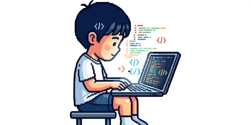 writing code and programming